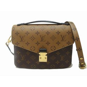 Louis Vuitton Monogram Reverse Canvas Pochette Metis MM Shoulder Bag